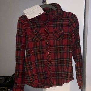 Red plaid shirt